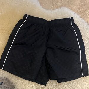 Kid's Black Athletic Shorts